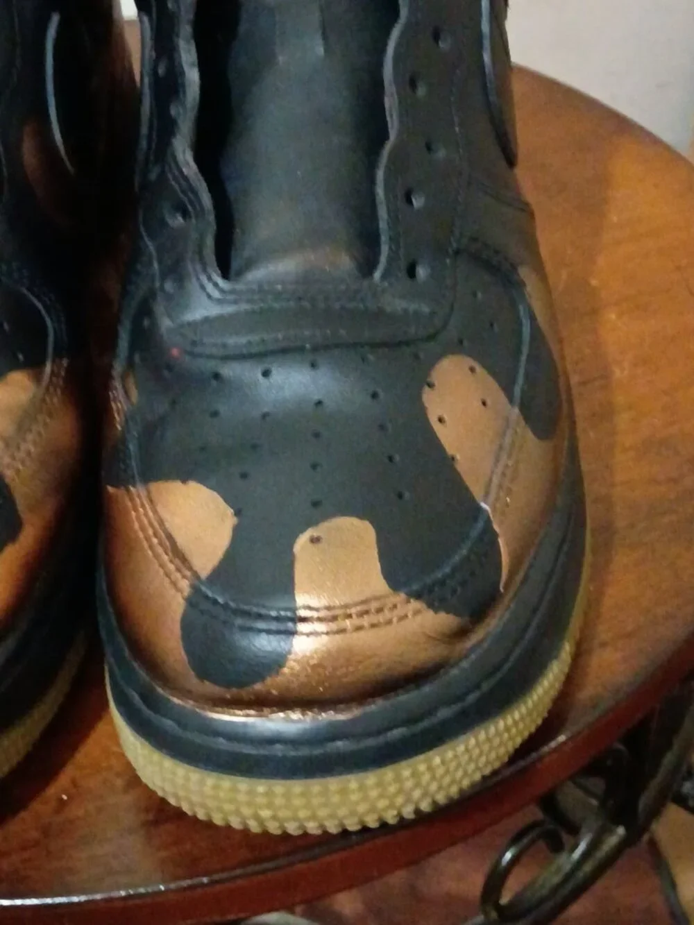 Nike Air Force 1 Low '07 Mens Size 11 Lifestyle Shoes Black Gum 2022 DZ4404-001